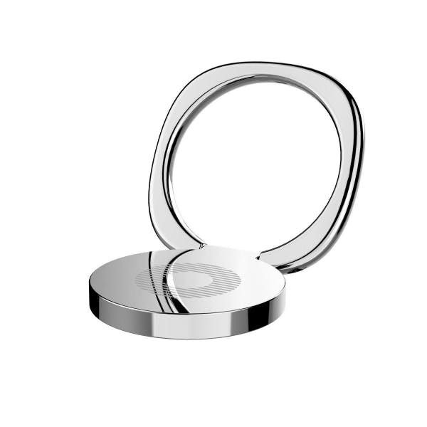 Anillo metálico magnético Privity, acabado plateado