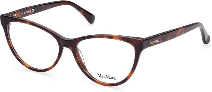 Max Mara cat-eye full-rim brown plastic eyeglass frame