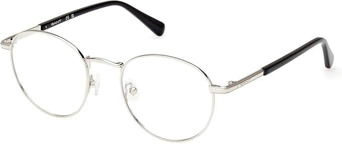 Round metal optical frame GA3298 silver