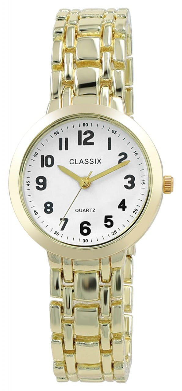Women's watch with metal link bracelet 29 mm