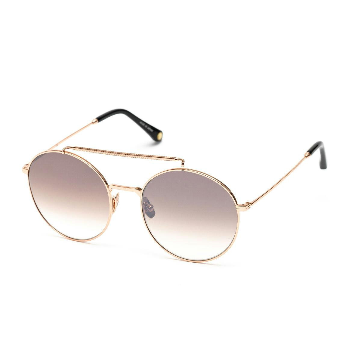 Gafas Statham rosa y dorado en titanio