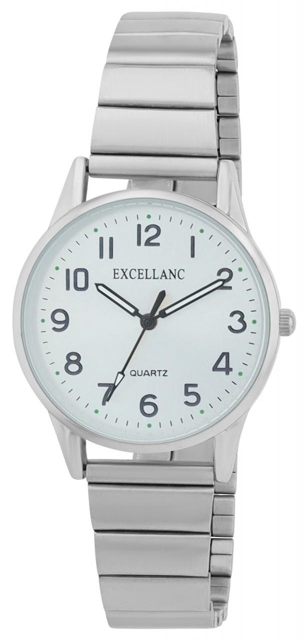 Women's stainless steel link bracelet watch 3-hand