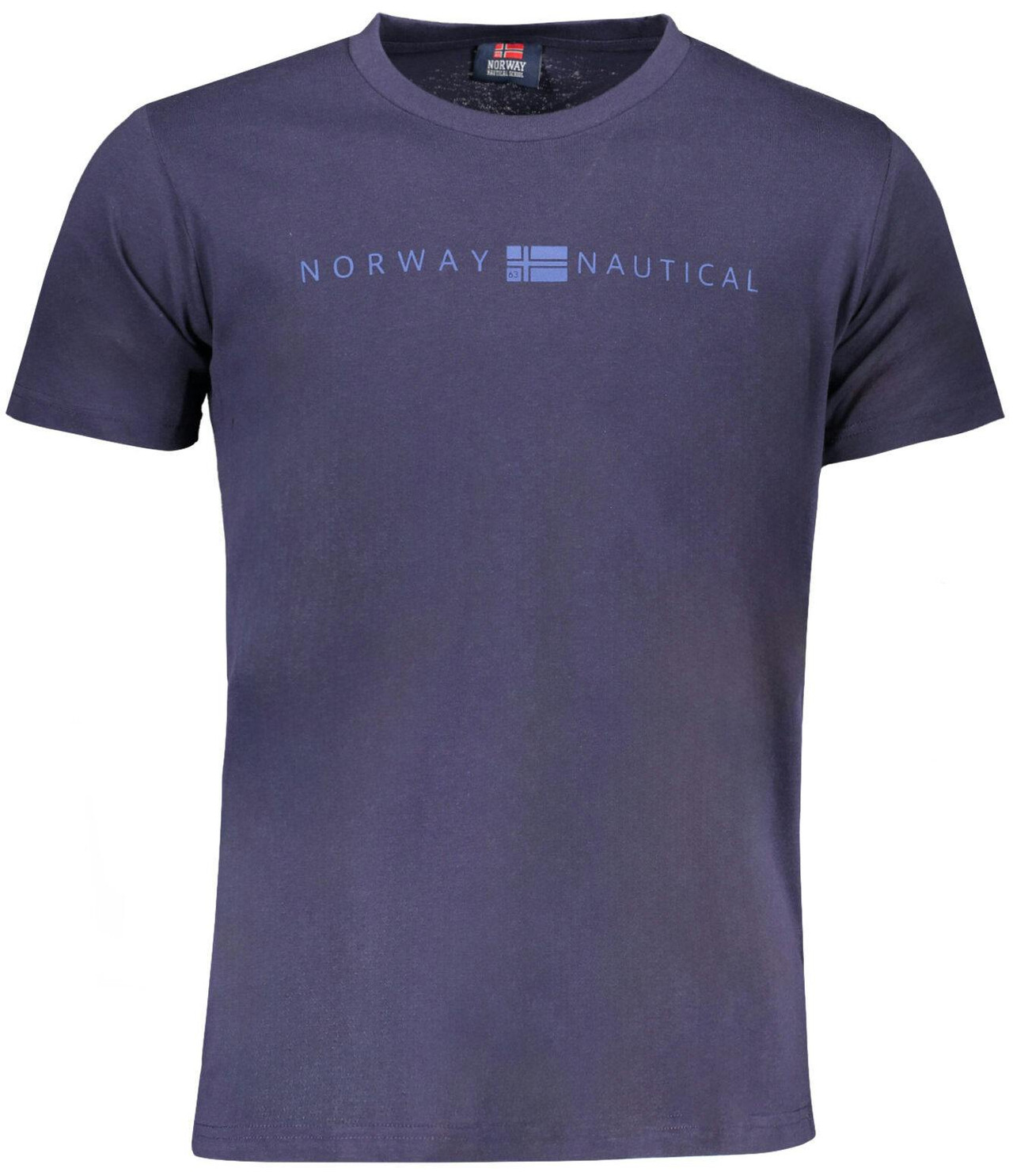 Camiseta de hombre de algodón, azul
