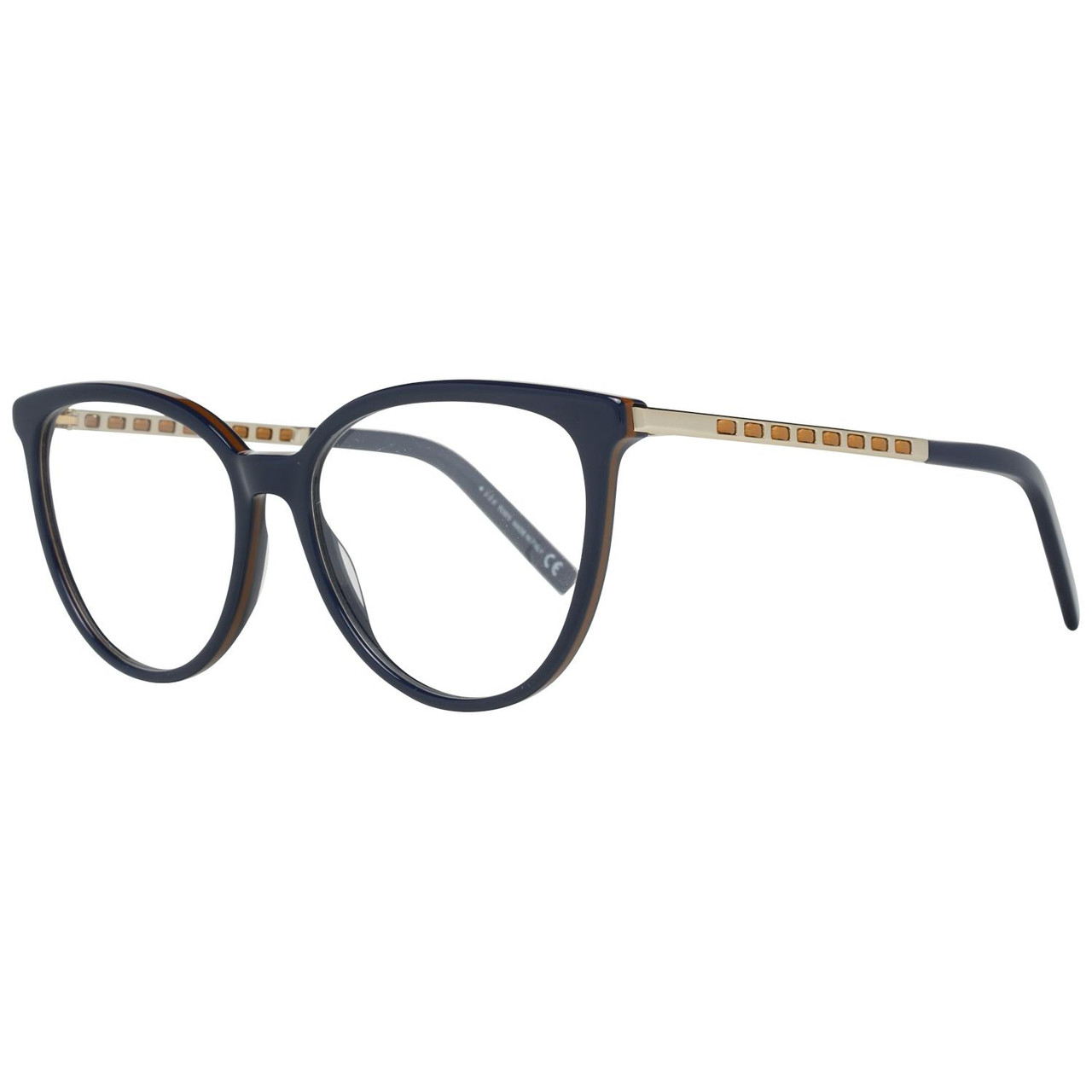 Optical frame metal and plastic blue full-rim