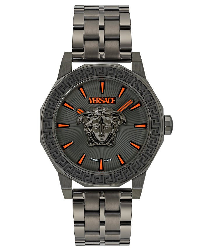 Reloj Swiss Medusa Deco Gent acero inoxidable con cristal de zafiro