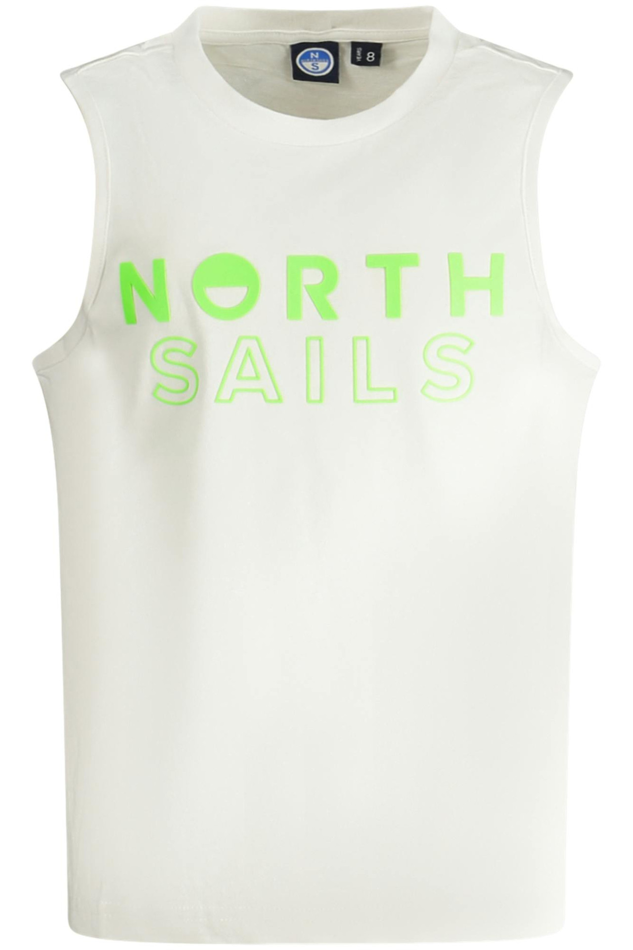 Camisola de punto infantil blanca