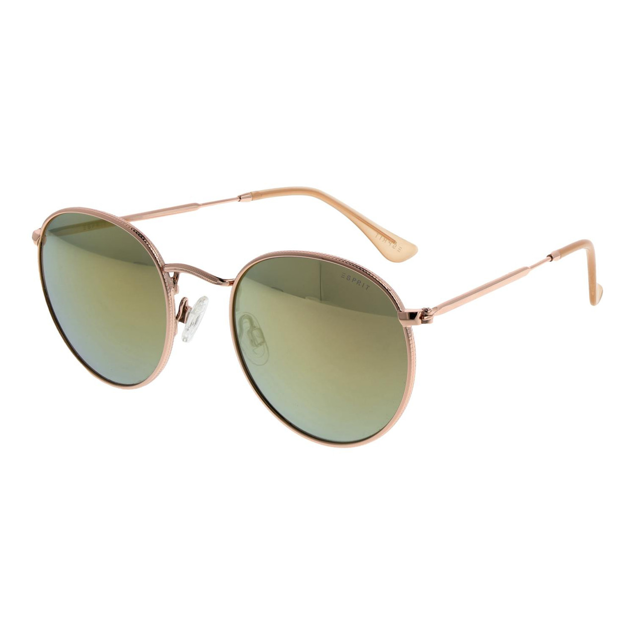 Gafas de sol ET39257 metal redondas lentes espejadas