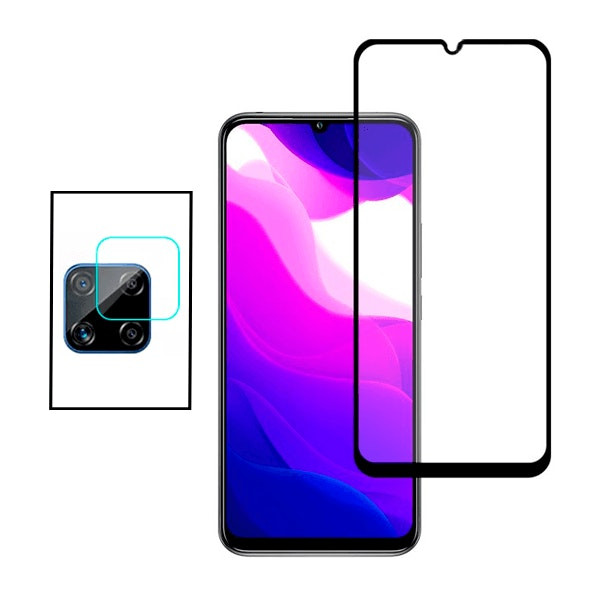 Protector Cámara Trasera y Cristal Full Cover para Samsung Galaxy A42 5G