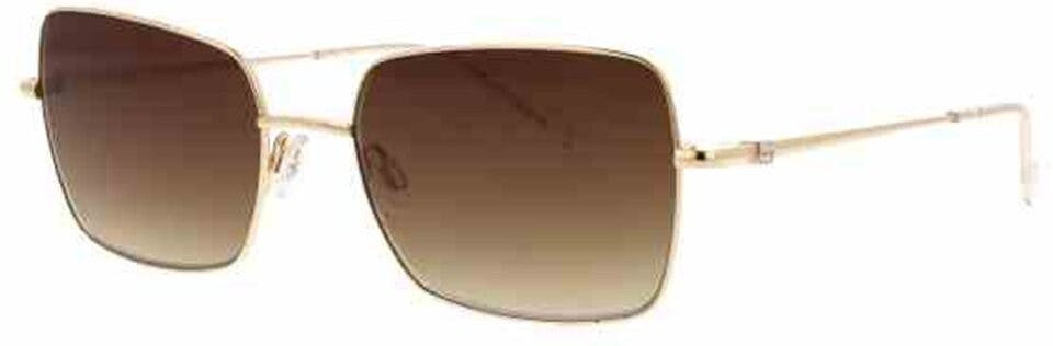Gafas de sol TYA10V03S titanio aro completo lentes marrones montura dorada
