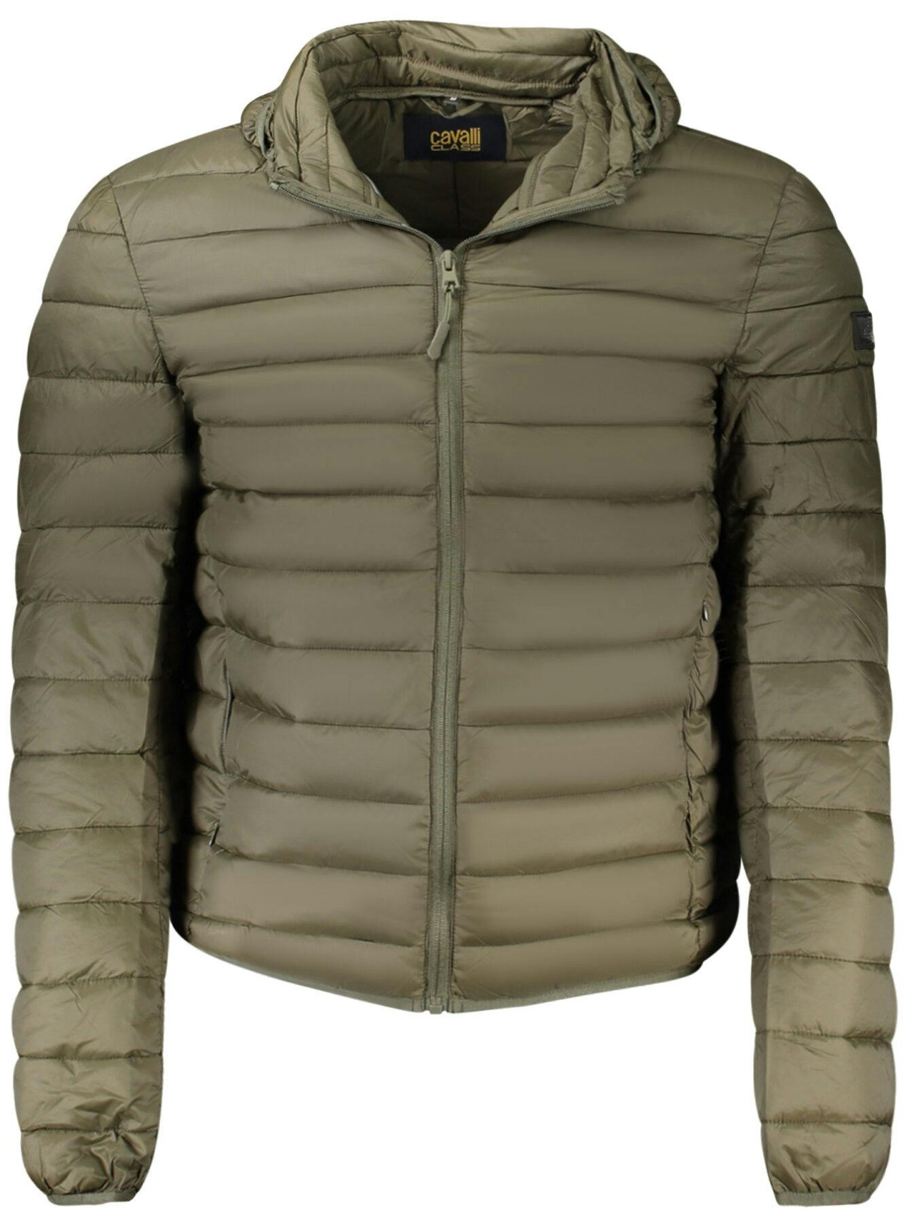 Chaqueta impermeable ligera con capucha y relleno 100g verde