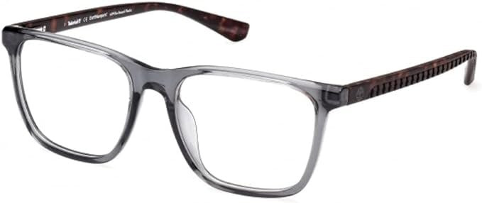 Montura óptica cuadrada de plástico gris TIMBERLAND con estuche - modelo TB1782-H