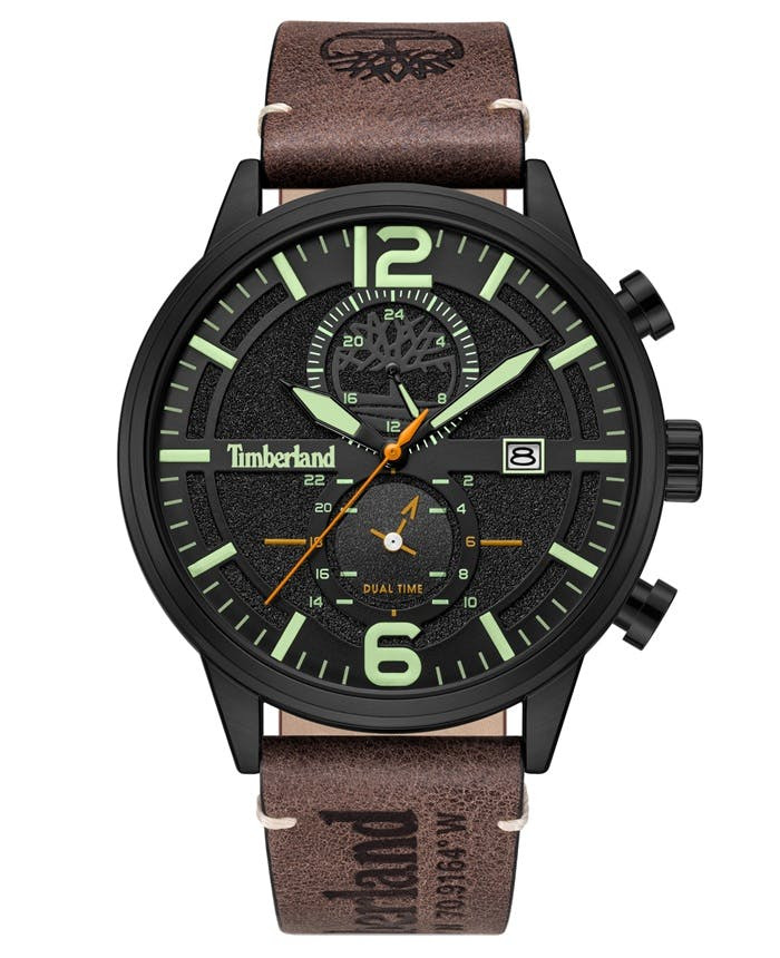 Reloj Middlesex en acero inoxidable con correa de cuero