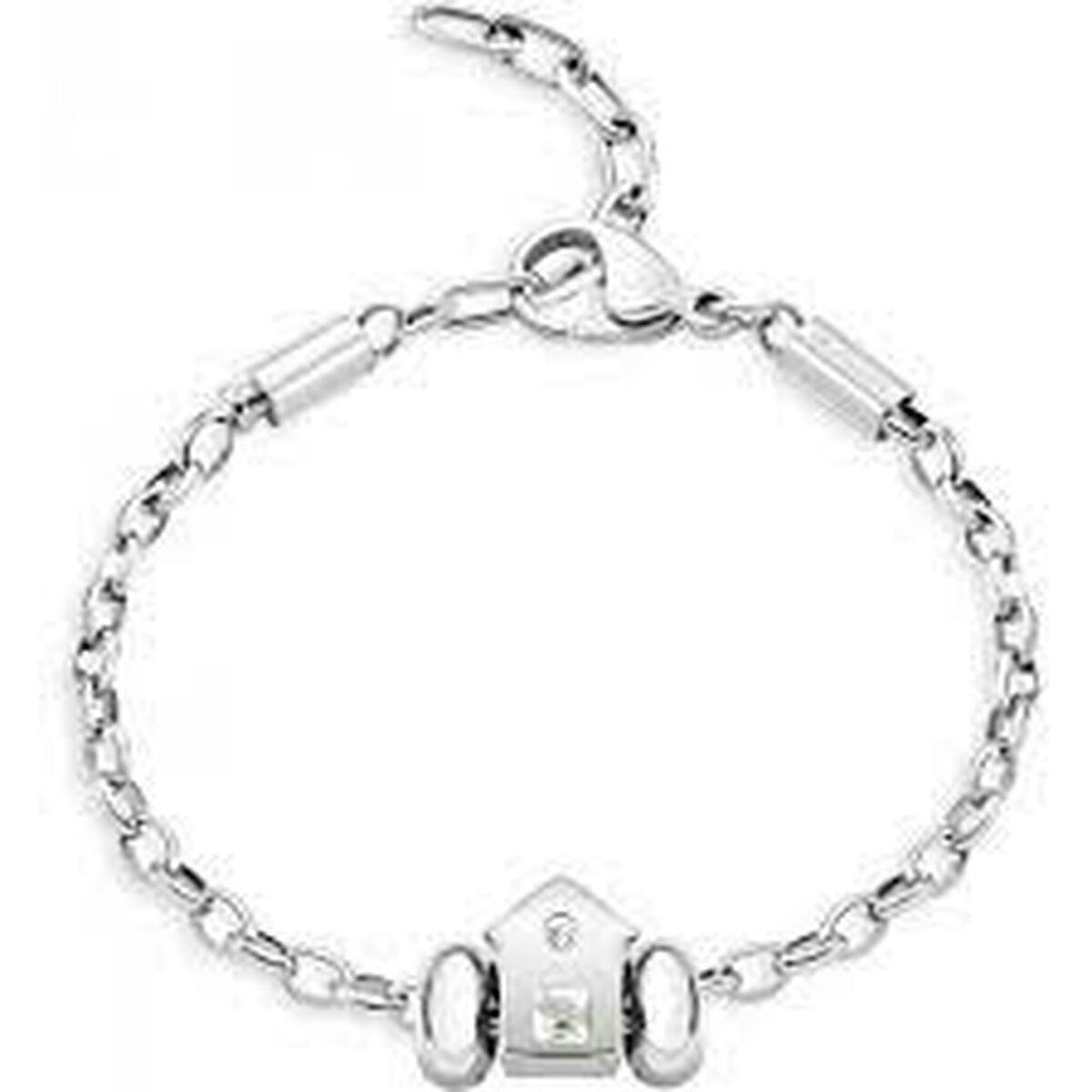 Pulsera de acero inoxidable con cierre mosquetón