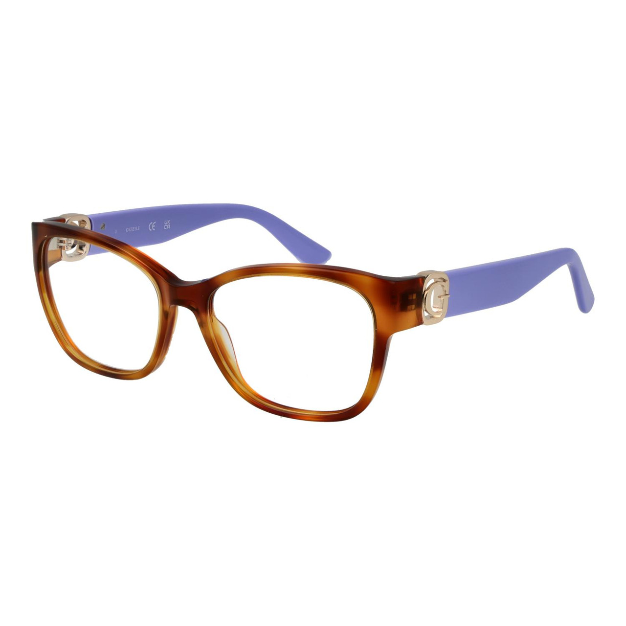 Montura de acetato cuadrada dorada GU50120
