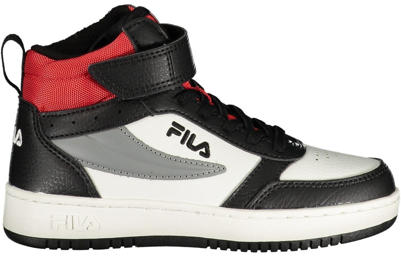 High-top sneakers in polyurethane and polyester with velcro closure