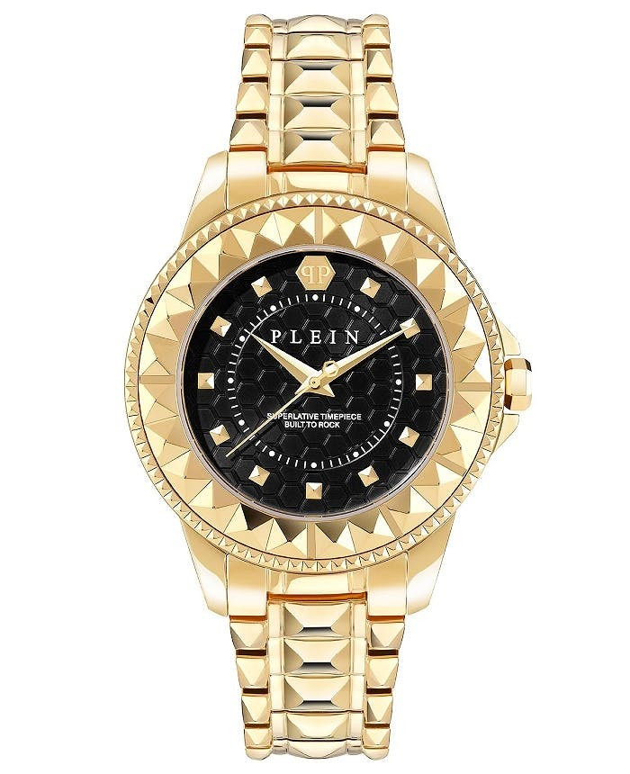 Reloj Lady Rock caja y brazalete acero inoxidable cristal mineral