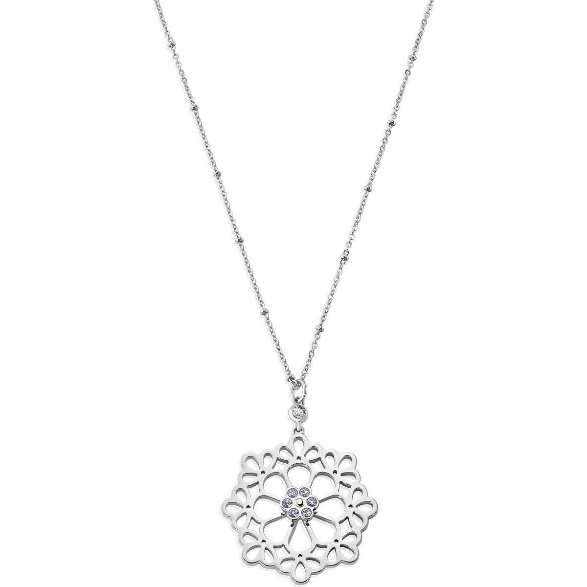 Women's stainless steel silver-tone pendant