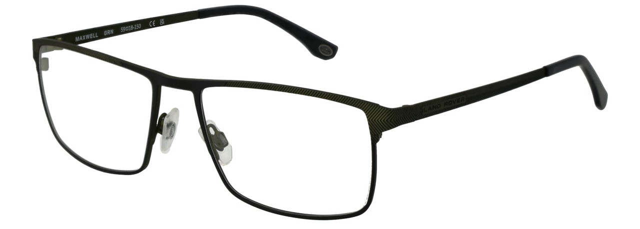 Montura óptica Maxwell rectangular negra 59 mm