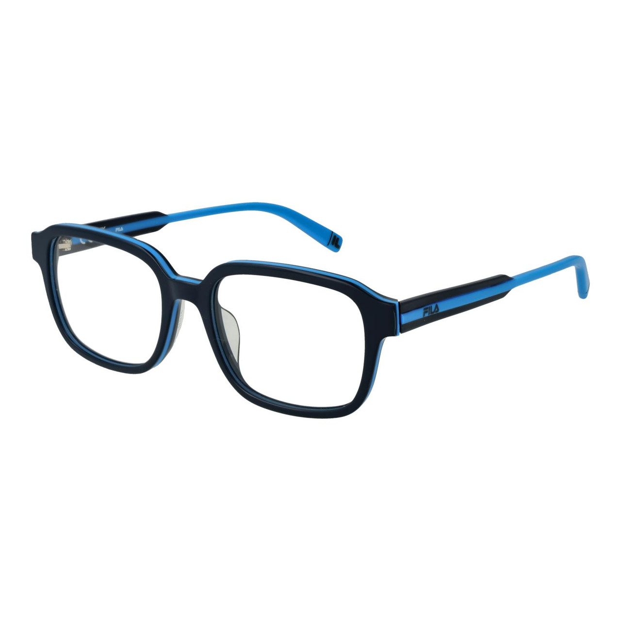 Montura óptica FILA VFI303 09AD cuadrada azul