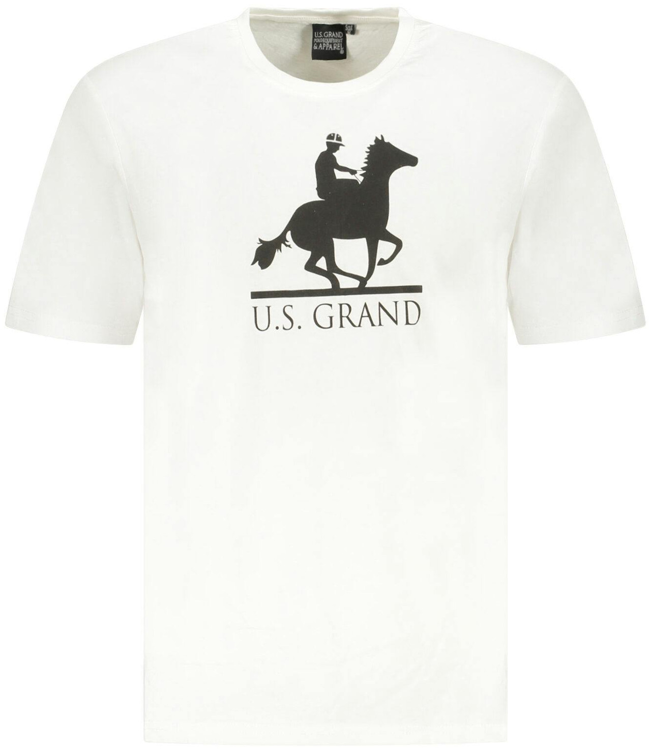 Men's white cotton t-shirt
