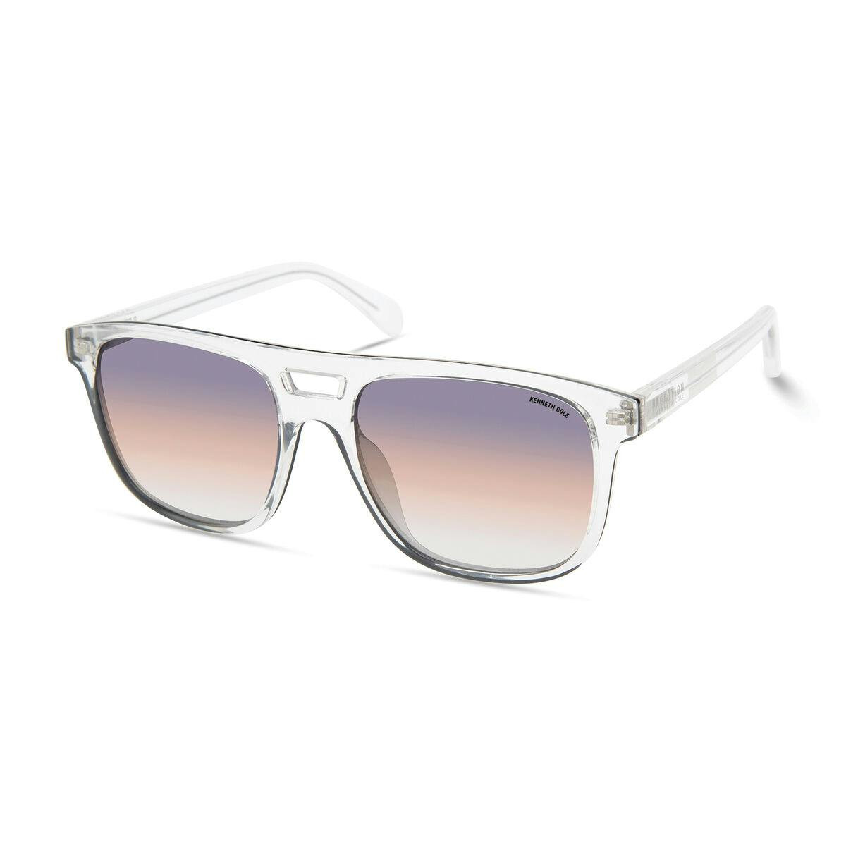 Gafas de sol cuadradas con lentes azules