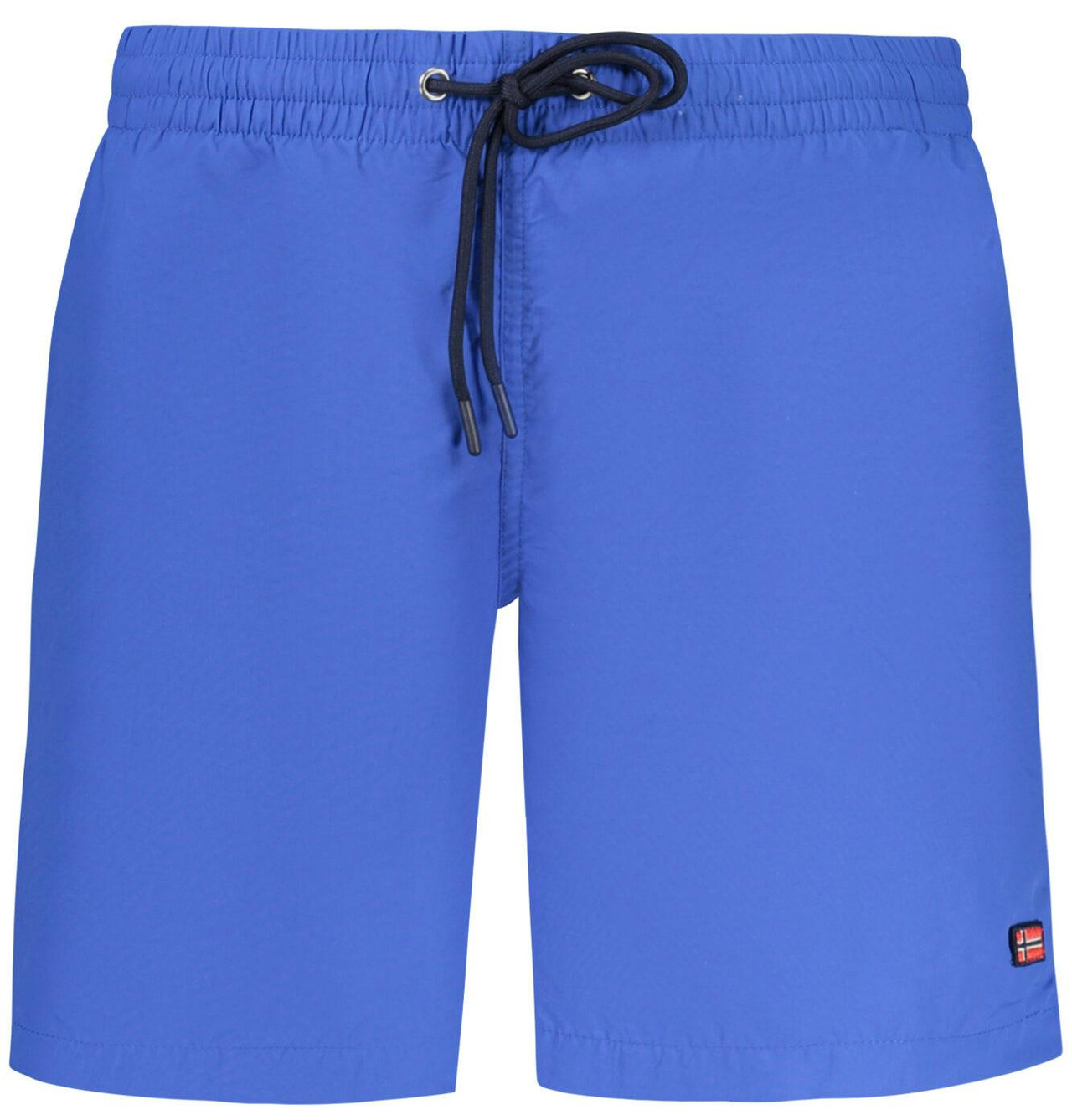 Bañador tipo short con forro y bolsillos, azul