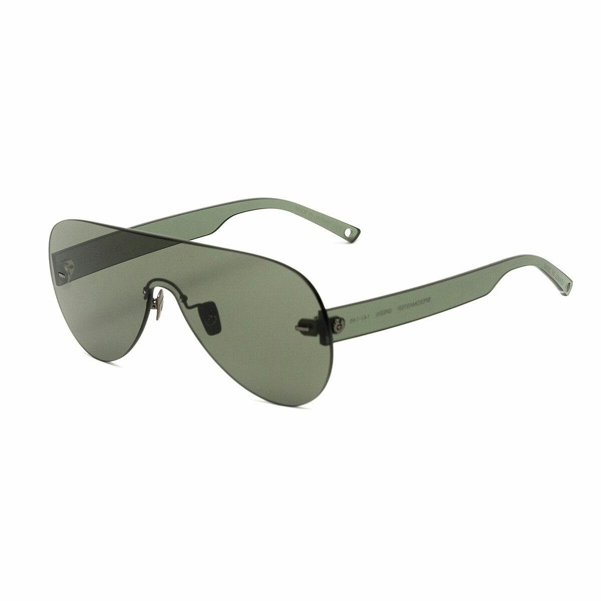 Speedmaster acetate sunglasses with green polycarbonate lenses