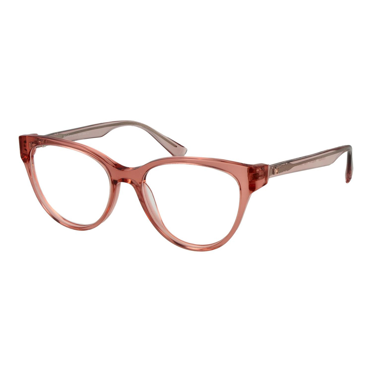 Montura óptica ojo de gato acetato coral