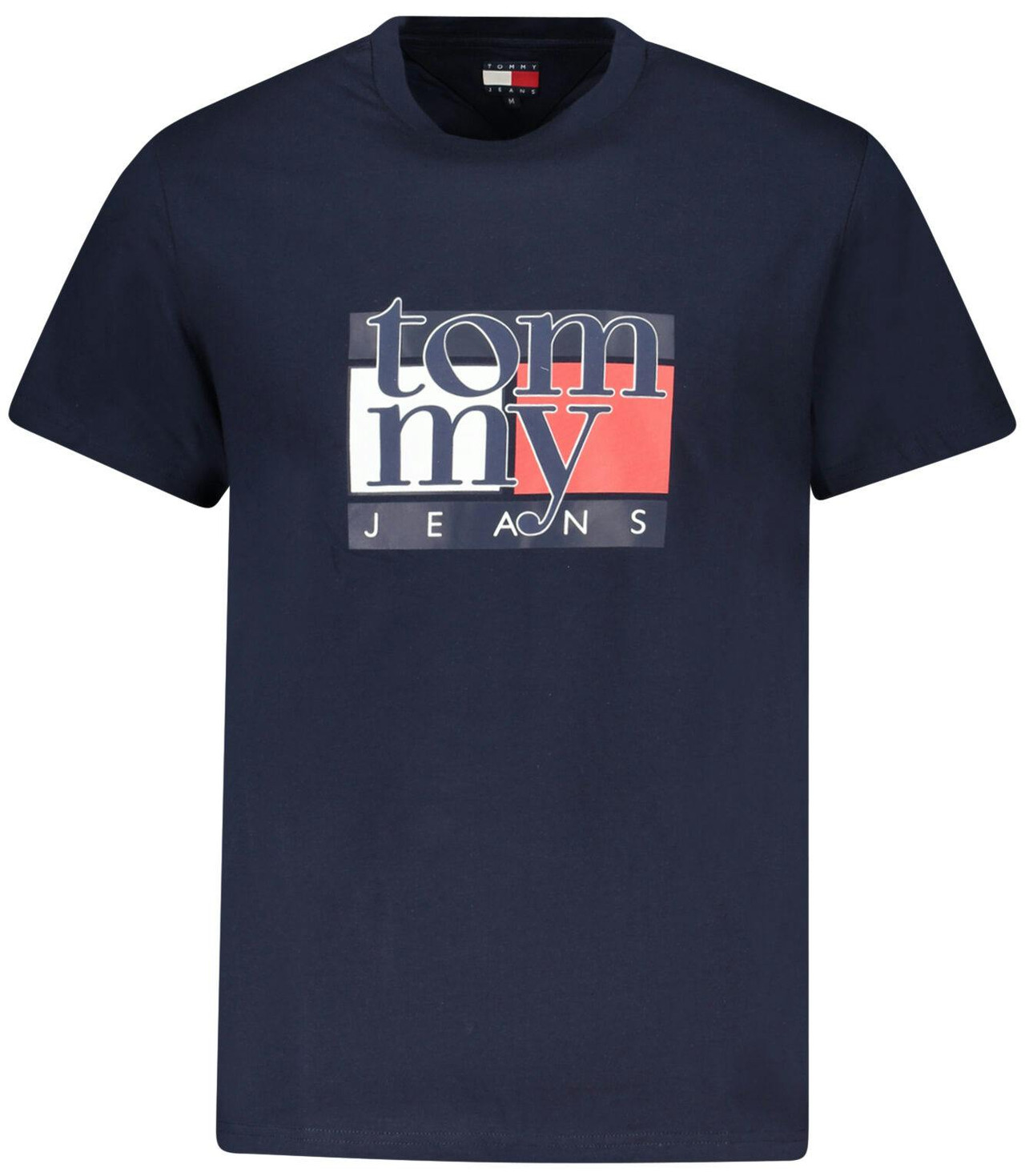 Camiseta de hombre azul de algodón