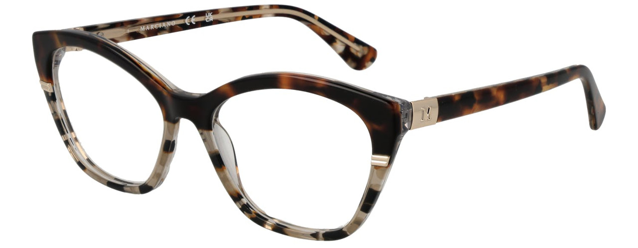 Square acetate optical frame brown
