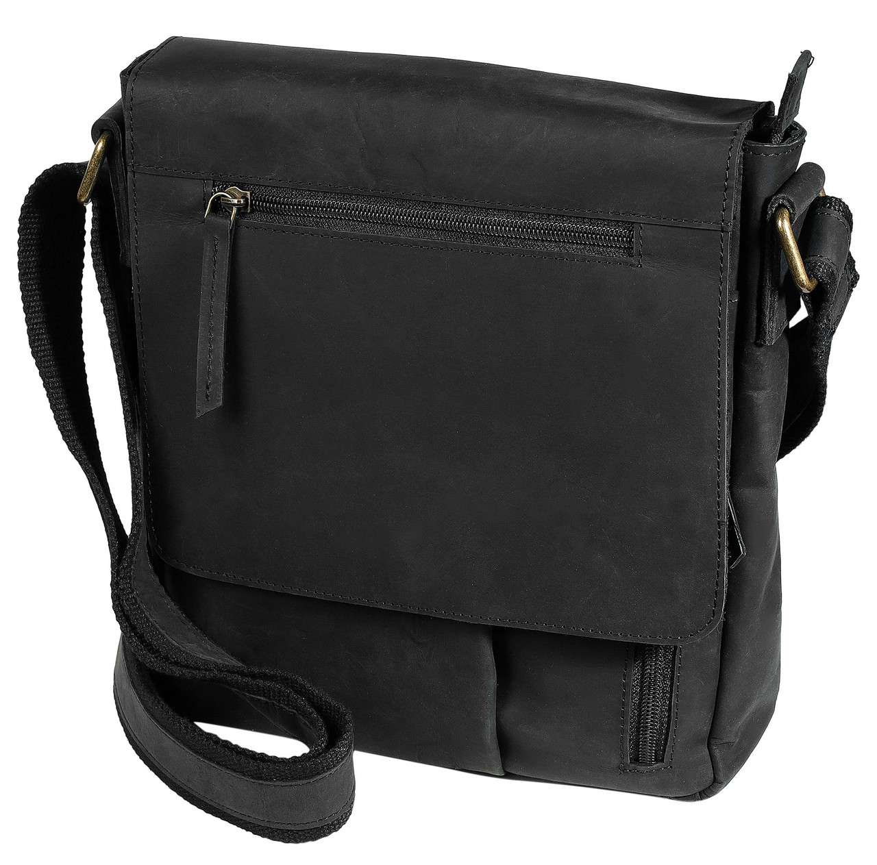 Bolso de hombro en piel genuina