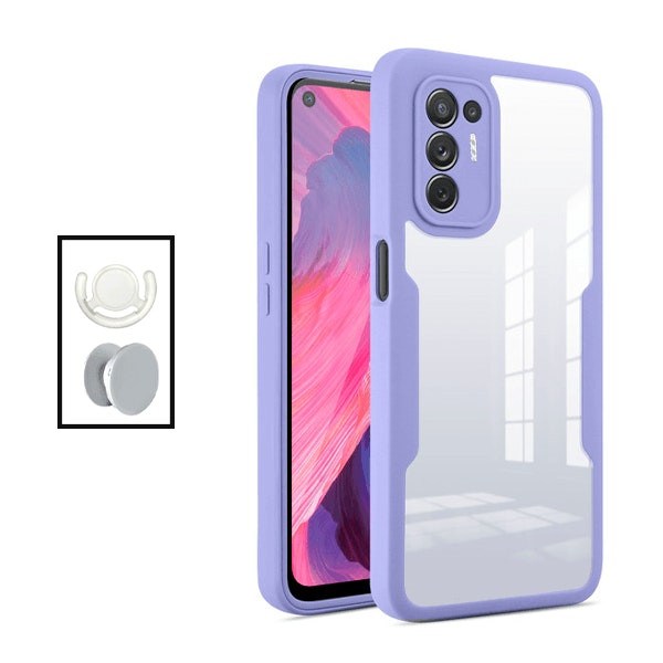 Funda 360 Anti-impactos con GripHolder y Soporte para Oppo F19 Pro+ 5G