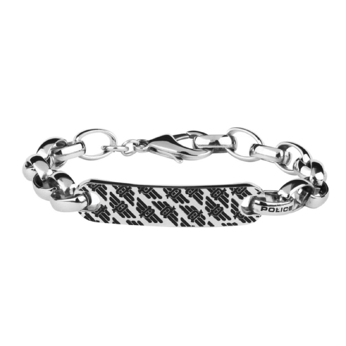 Pulsera de acero inoxidable con cierre de mosquetón