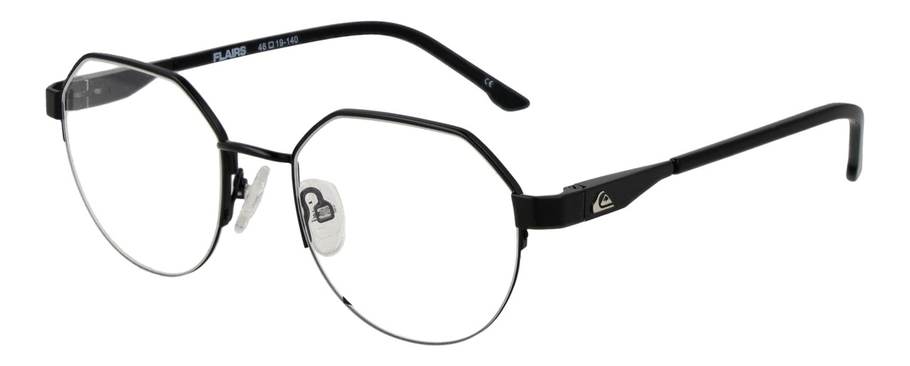 Flairs half-rim stainless steel optical frame black