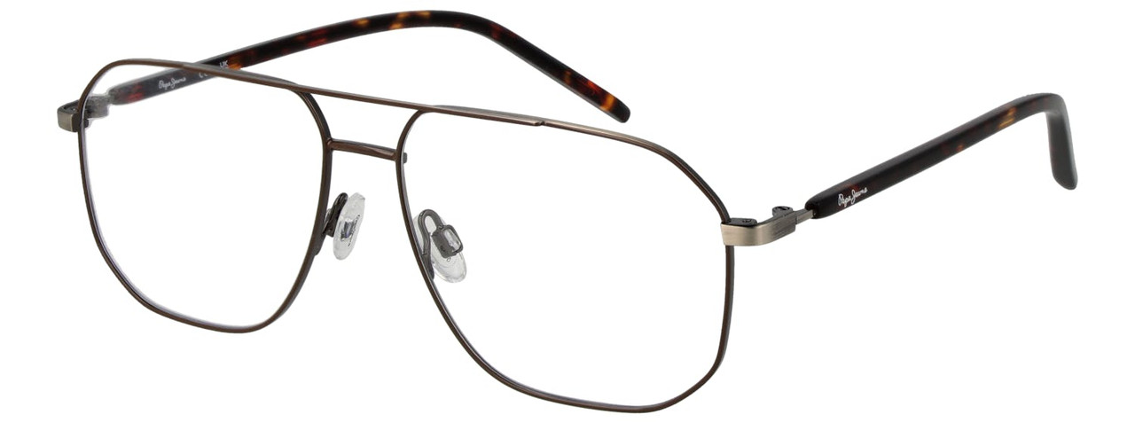 Pepe Jeans aviator metal full-rim optical frame brown 53 mm
