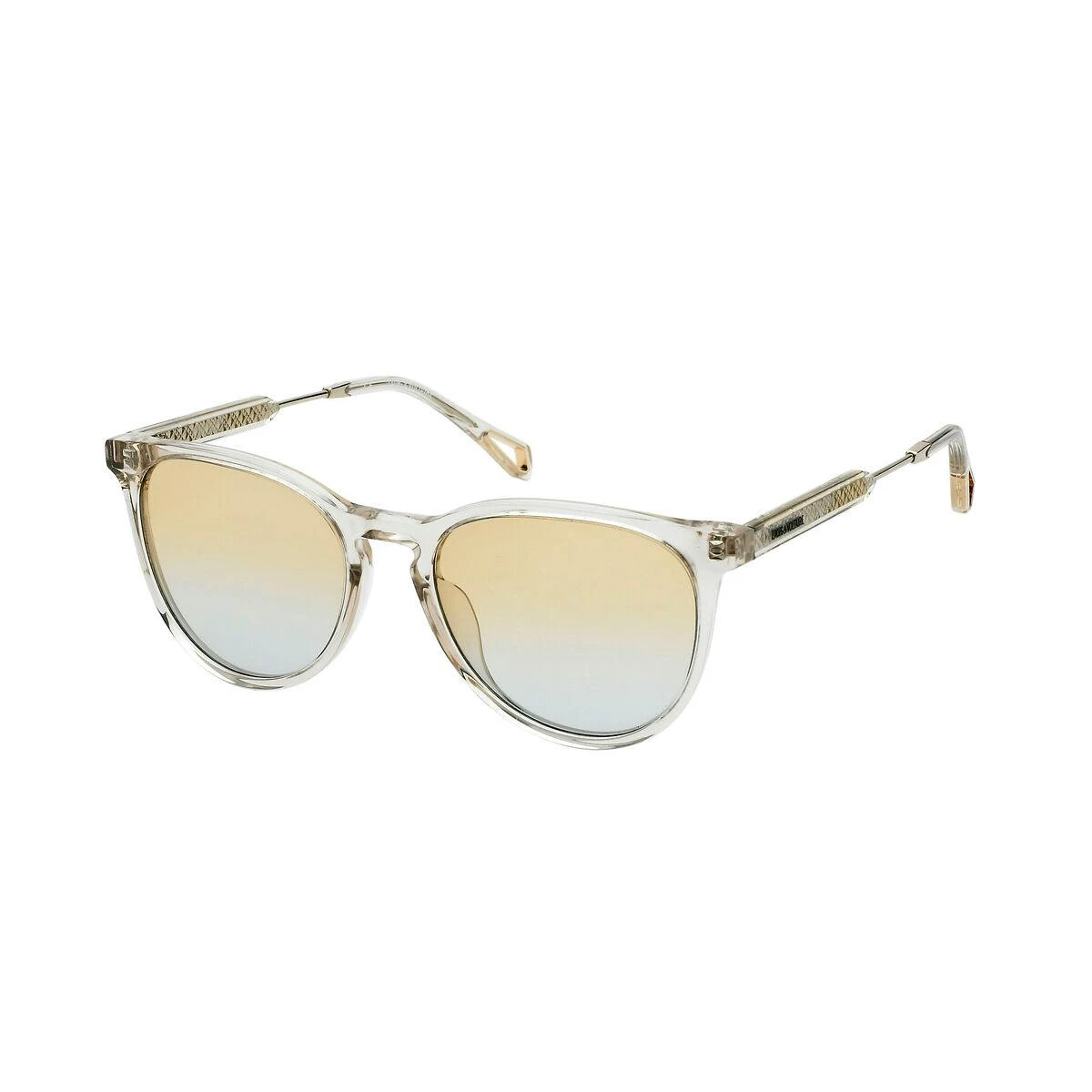 Gafas de sol de acetato con lentes degradadas amarillas