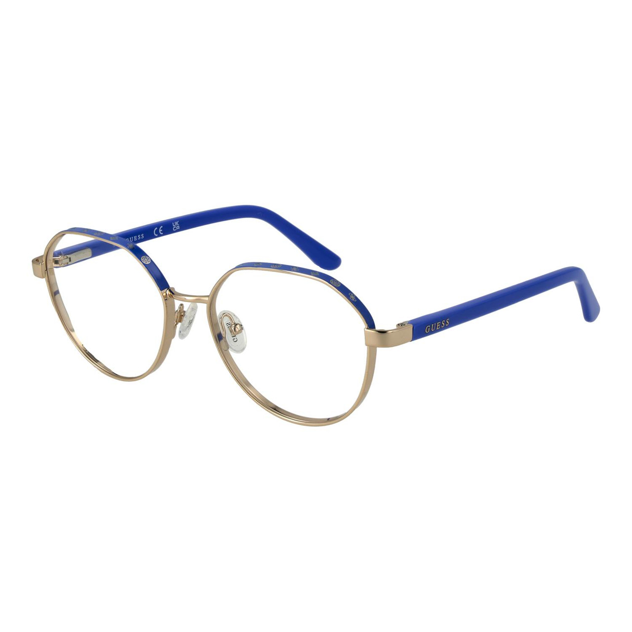 Round metal optical frame GU50124 with pouch