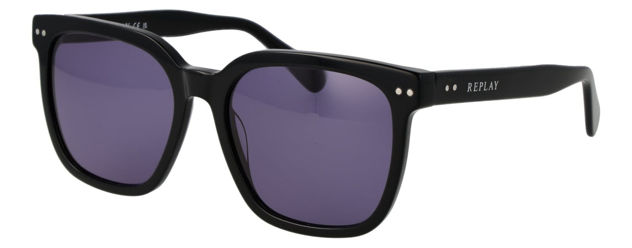 Gafas de sol cuadradas en plástico con lentes grises