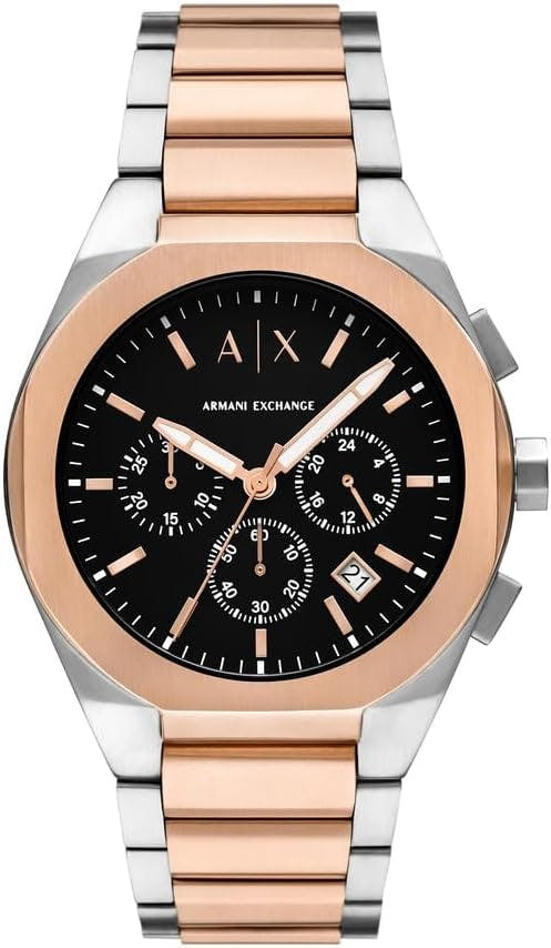 AX4181 bicolor stainless steel watch 42 mm
