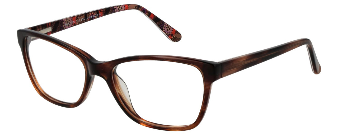 PAR1703 optical frame brown acetate full-rim