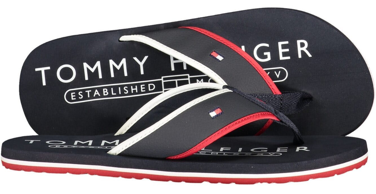 Chanclas de hombre con logo y detalle morado