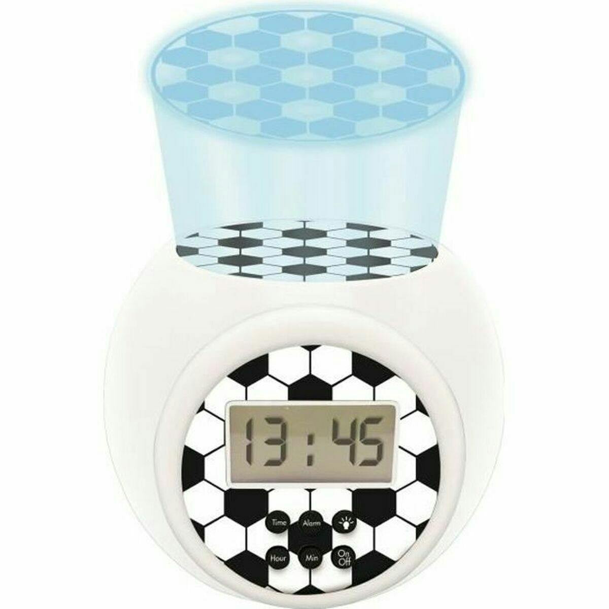 Projection alarm clock football theme