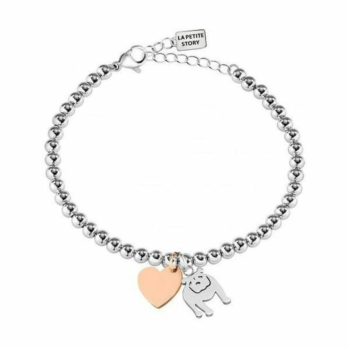 Pulsera de acero inoxidable con cierre mosquetón