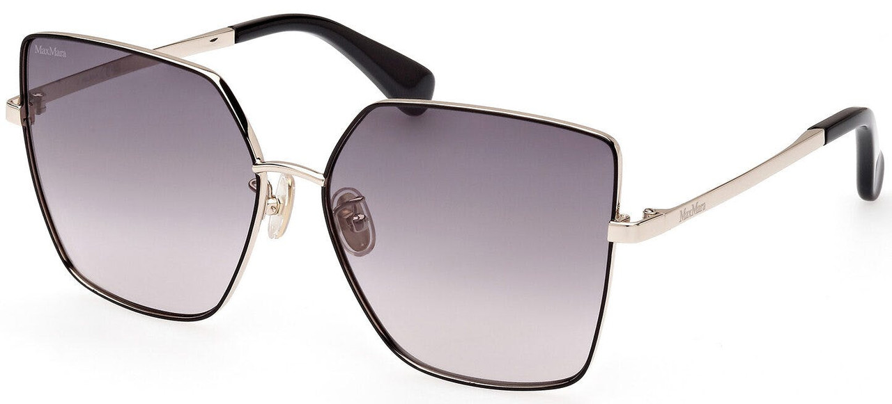Gafas de sol MM0052-H montura metálica dorada lentes negras