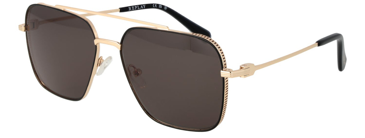 Gafas de sol RY459V montura metal dorada lentes verdes