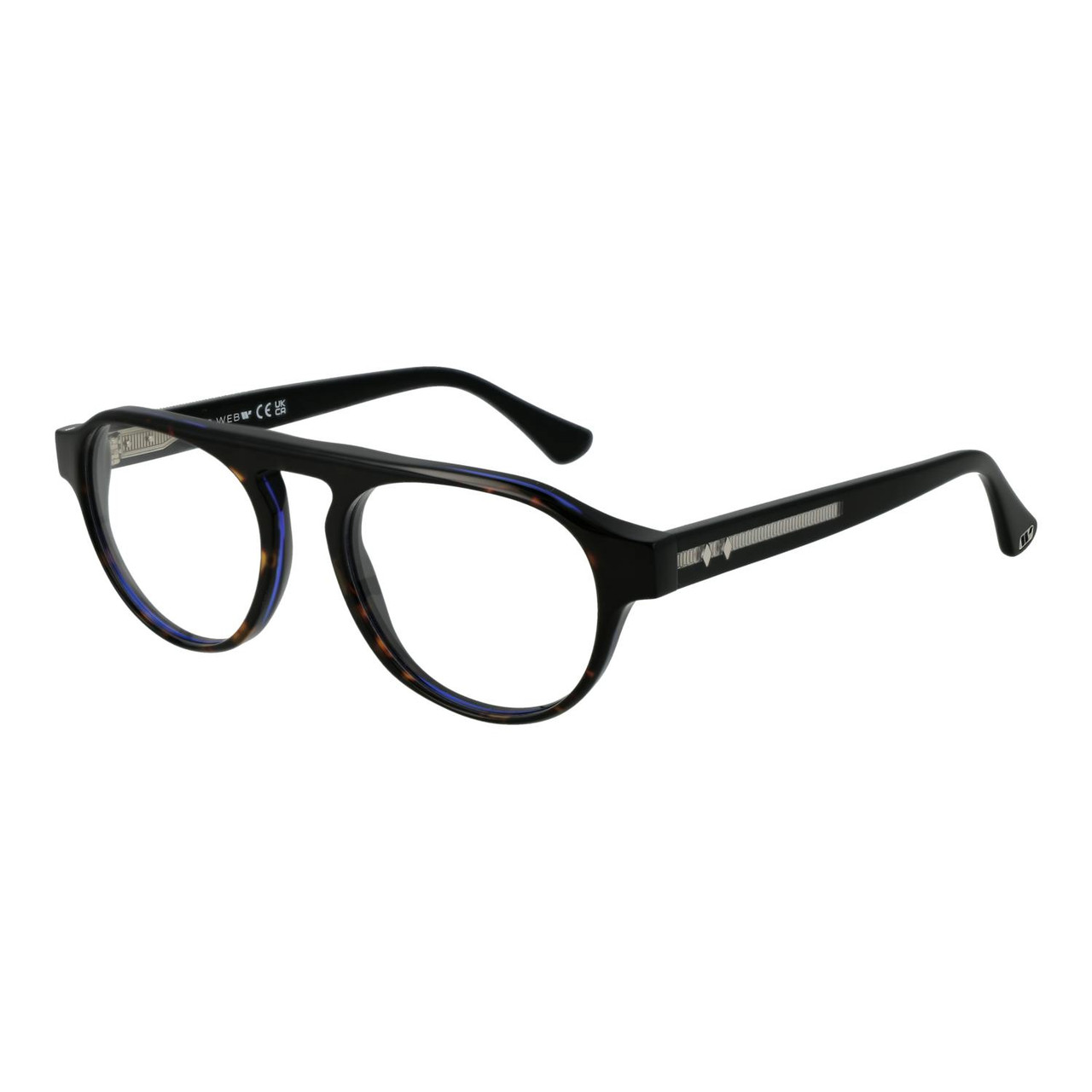 Montura óptica aviador acetato marrón con estuche