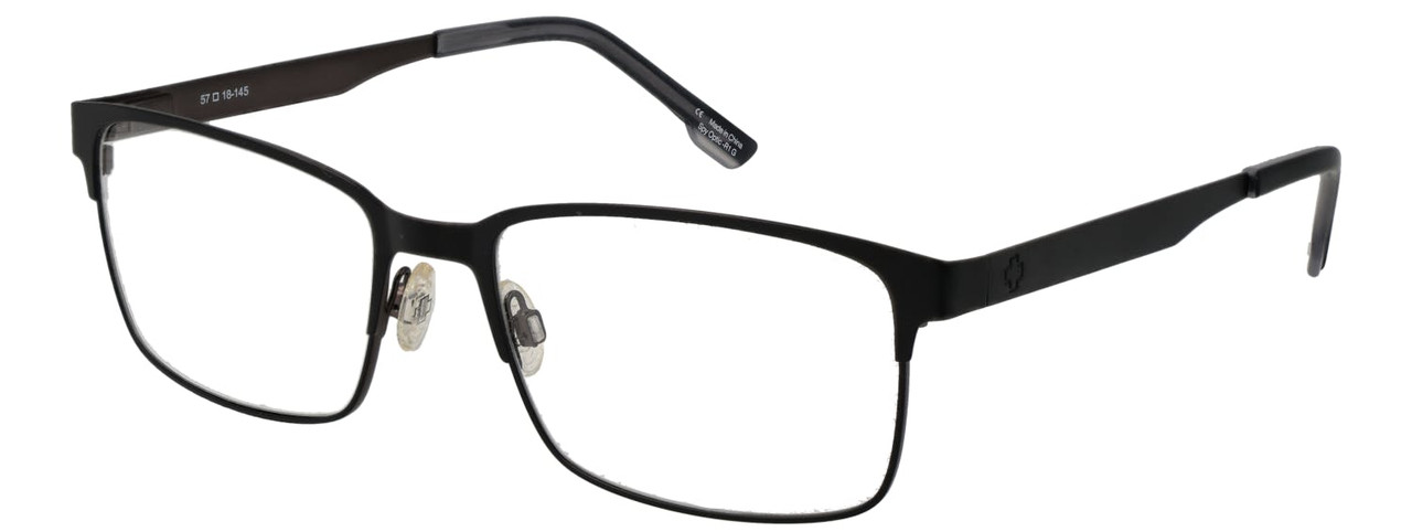 Black plastic full-rim optical frame