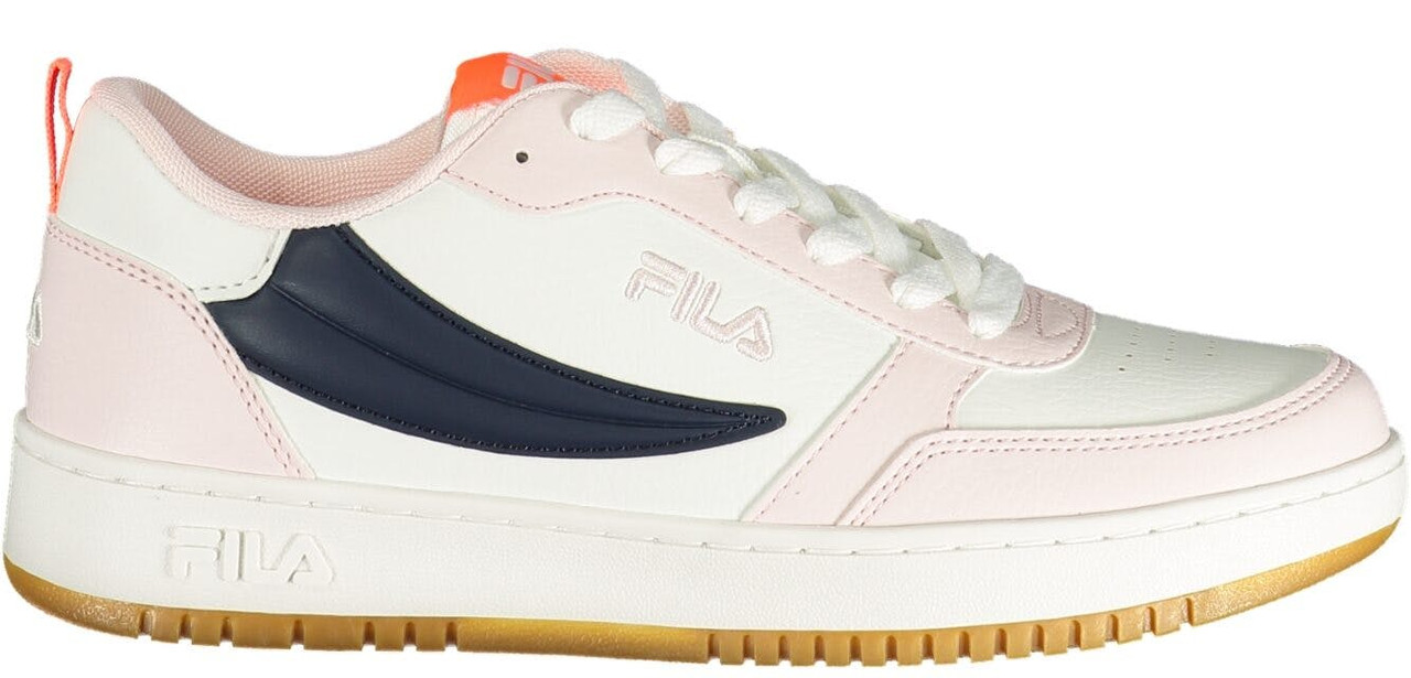 Zapatilla deportiva RS43339 en poliuretano y poliéster blanca con detalles azules