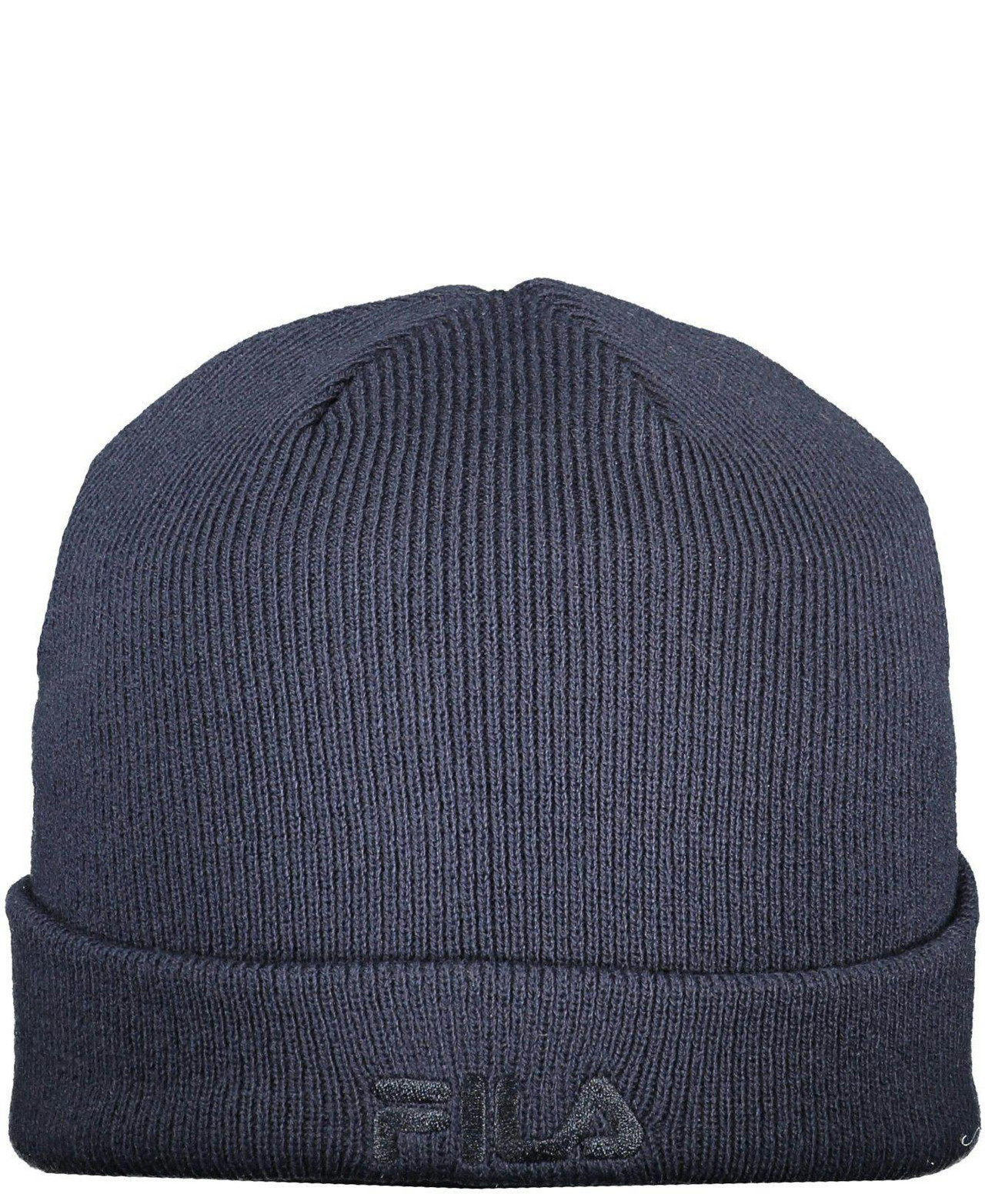Knitted beanie with embroidered logo