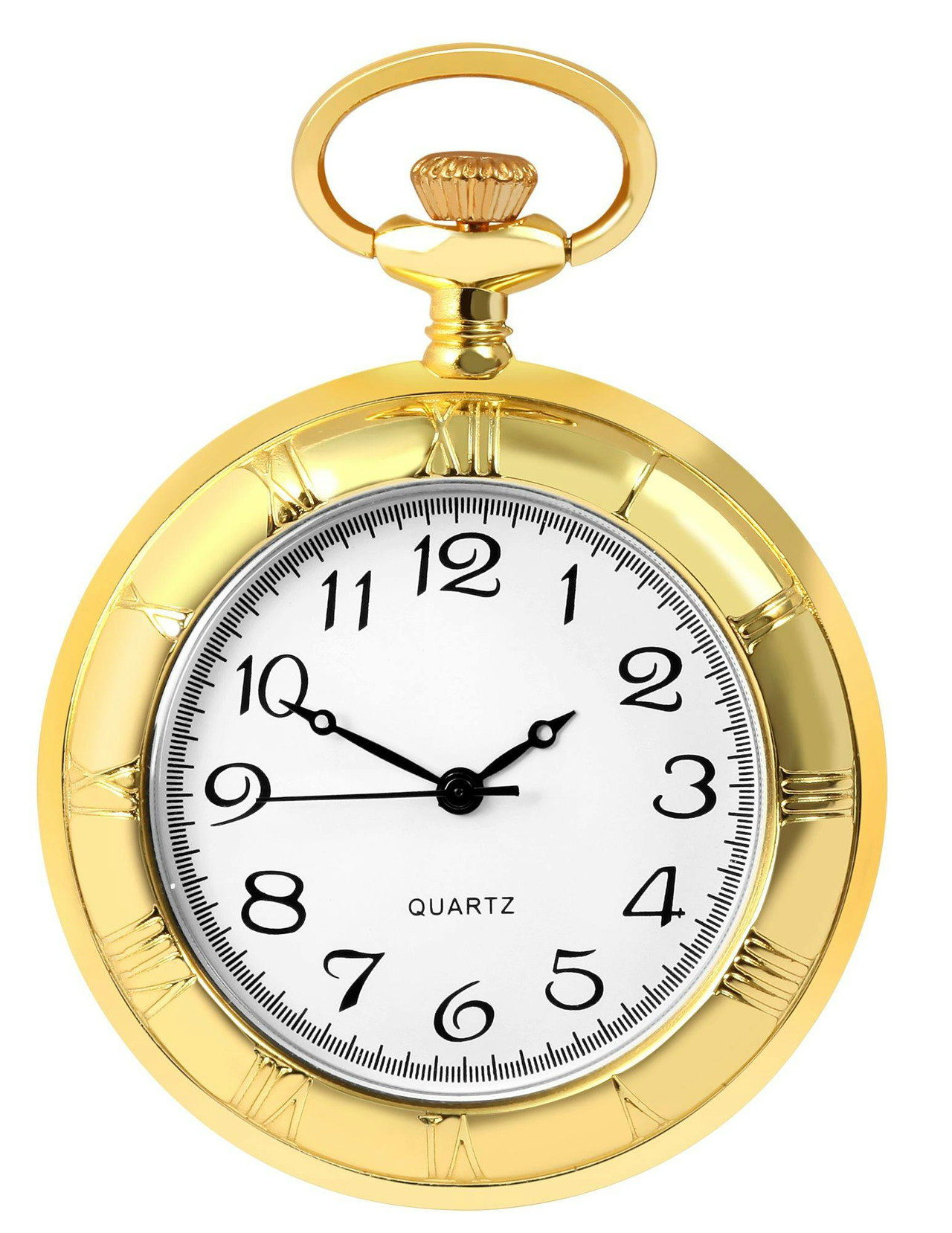 Reloj de bolsillo Excellanc en metal con tapa